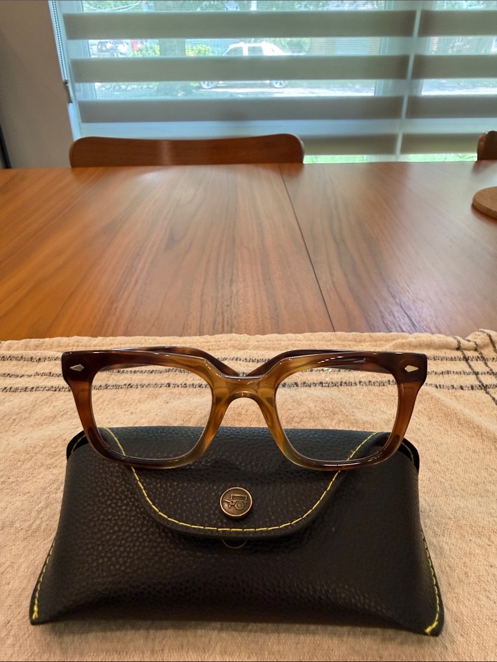 Moscot Grober Classic Brown Tortoiseshell Eyeglass Frame